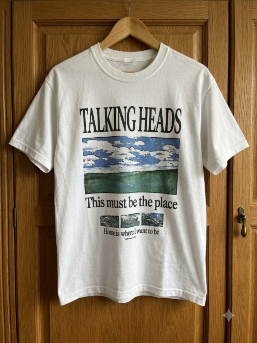 Talking Heads Graphic T-Shirt, This Must Be the Place Lyric Tee